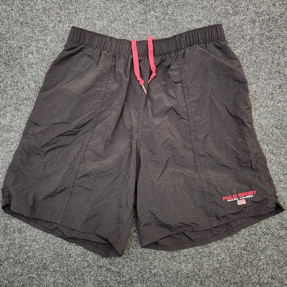 Vintage 90's Ralph Lauren Mens S Polo Sport Lined Swim Trunks Board Shorts Beach